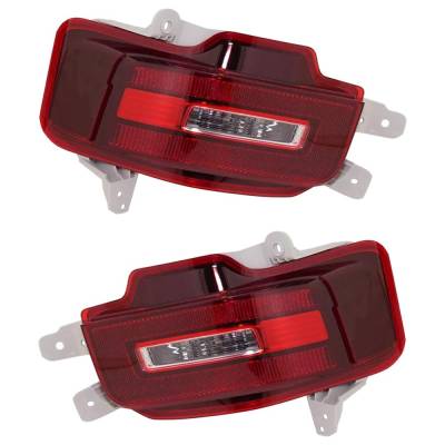 Rareelectrical - Halogen Back-Up Light Assembly Right Left Pair Compatible With 2020-2022 Hyundai Palisade Limited - Image 5