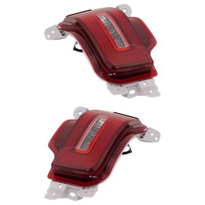 Rareelectrical - Halogen Back-Up Light Assembly Right Left Pair Compatible With 2020-2022 Hyundai Palisade Limited - Image 6