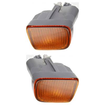 Rareelectrical - Halogen Turn Signal Light Assembly Right Left Pair Compatible With 1998-2000 Toyota Tacoma Pre - Image 2