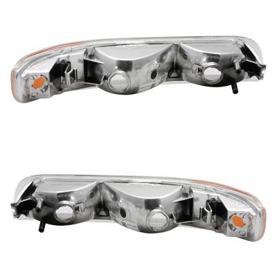 Rareelectrical - Halogen Parking Light Assembly Right Left Pair Compatible With 1999-2006 Chevrolet Tahoe Suburban - Image 3