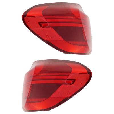 Halogen Tail Light Assembly Right Left Pair Outer Compatible With 2018-2021 Bmw X3 Sdrive30i 2.0L
