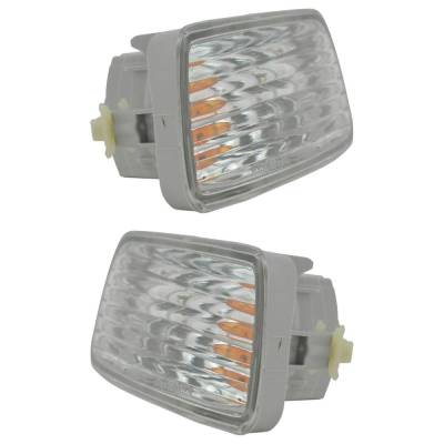 Rareelectrical - Halogen Turn Signal Light Assembly Right Left Pair Compatible With 2001-2004 Toyota Tacoma Pre - Image 4