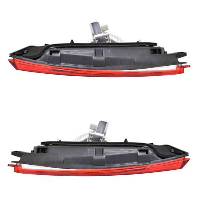 Rareelectrical - Led Tail Light Assembly Right Left Pair Inner Compatible With 2018-2022 Honda Accord Ex Sport Se - Image 3