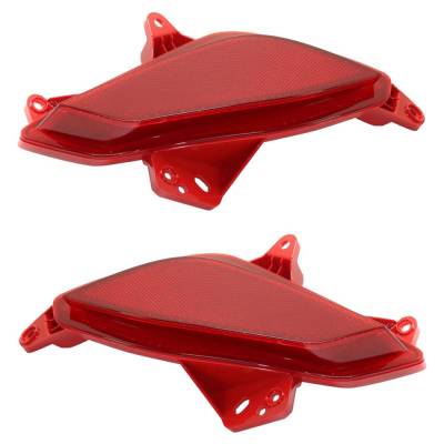 Rareelectrical - Rear Bumper Reflector Assembly Right Left Pair Compatible With 2017-2019 Hyundai Santa Fe Limited - Image 4