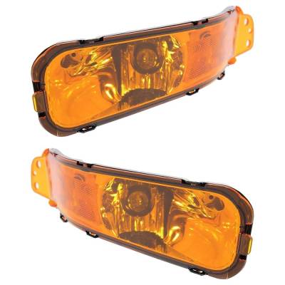 Rareelectrical - Halogen Parking Light Assembly Right Left Pair Compatible With 2005-2009 Ford Mustang Gt Mustang - Image 2
