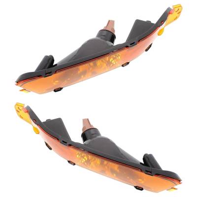 Rareelectrical - Halogen Parking Light Assembly Right Left Pair Compatible With 2005-2009 Ford Mustang Gt Mustang - Image 4