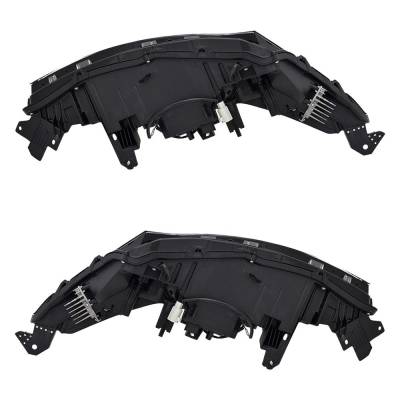 Rareelectrical - Led Daytime Running Light Assembly Right Left Pair Compatible With 2021-2025 Nissan Rogue Platinum - Image 4