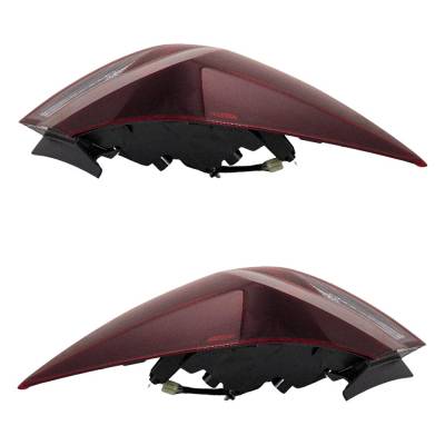 Rareelectrical - Halogen Tail Light Assembly Right Left Pair Outer Compatible With 2019-2020 Hyundai Elantra Value - Image 4