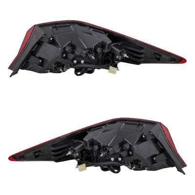Rareelectrical - Halogen Tail Light Assembly Right Left Pair Outer Compatible With 2019-2020 Hyundai Elantra Value - Image 5