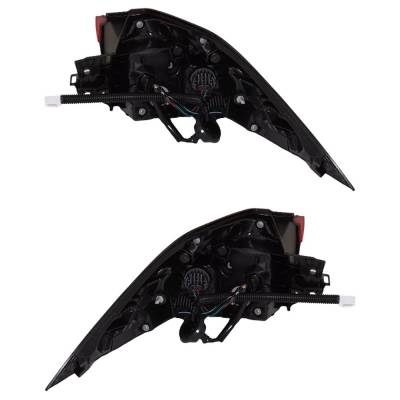 Rareelectrical - Led Tail Light Assembly Right Left Pair Outer Compatible With 2019-2025 Toyota Rav4 Trd Off-Road - Image 5