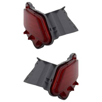 Rareelectrical - Rear Reflector Assembly Right Left Pair Compatible With 2013-2015 Toyota Rav4 Xle Le 2.5L I4 Suv - Image 3