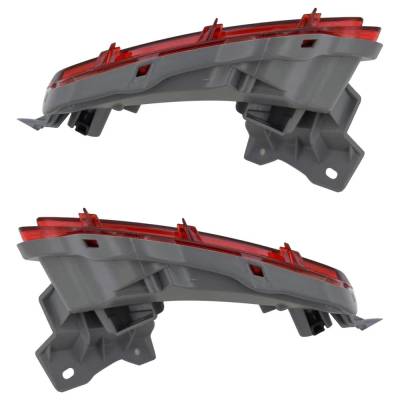 Rareelectrical - Rear Reflector Assembly Right Left Pair Compatible With 2013-2015 Toyota Rav4 Xle Le 2.5L I4 Suv - Image 4