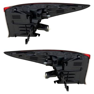 Halogen Tail Light Assembly Right Left Pair Upper/Inner Compatible With 2019-2022 Toyota Prius Xle