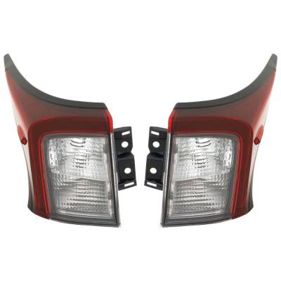 Rareelectrical - Halogen Tail Light Assembly Right Left Pair Upper/Inner Compatible With 2019-2022 Toyota Prius Xle - Image 2