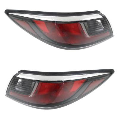 Halogen Tail Light Assembly Right And Left Pair Compatible With 2016-2020 Toyota Yaris L Toyota