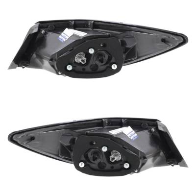 Rareelectrical - Halogen Tail Light Assembly Right And Left Pair Compatible With 2016-2020 Toyota Yaris L Toyota - Image 5