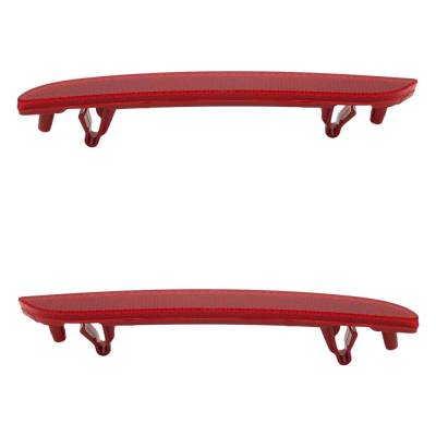 Rareelectrical - Rear Bumper Reflector Assembly Right Left Pair Compatible With 2017-2020 Chevrolet Sonic Premier - Image 3
