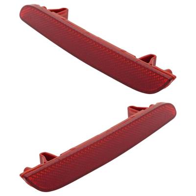 Rareelectrical - Rear Bumper Reflector Assembly Right Left Pair Compatible With 2017-2020 Chevrolet Sonic Premier - Image 4