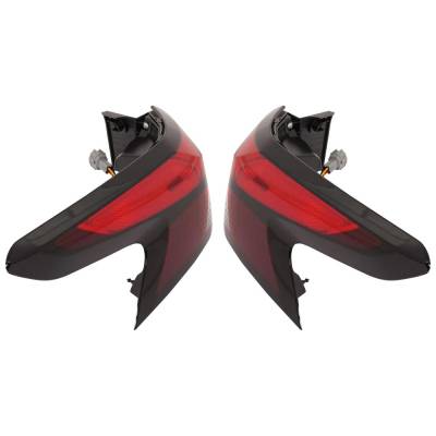 Rareelectrical - Halogen Tail Light Assembly Right Left Pair Outer Compatible With 2020-2025 Nissan Versa Sr 1.6L - Image 6