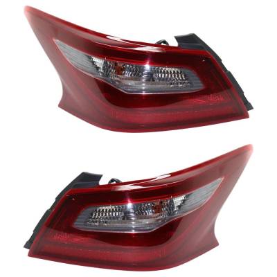 Halogen Tail Light Assembly Right Left Pair Compatible With 2018 Nissan Altima Sv 2.5L Sl I4 Sedan