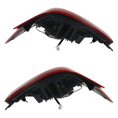 Rareelectrical - Halogen Tail Light Assembly Right Left Pair Compatible With 2018 Nissan Altima Sv 2.5L Sl I4 Sedan - Image 4