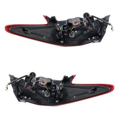 Rareelectrical - Halogen Tail Light Assembly Right Left Pair Compatible With 2018 Nissan Altima Sv 2.5L Sl I4 Sedan - Image 5