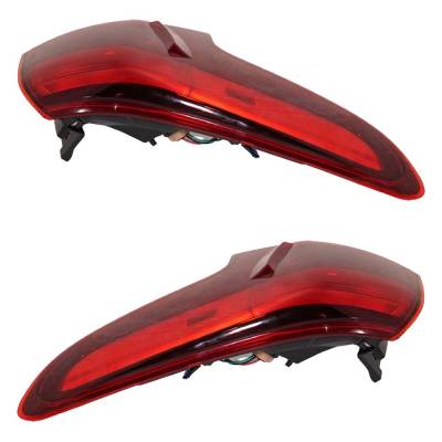 Rareelectrical - Halogen Tail Light Assembly Right Left Pair Outer Compatible With 2017-2019 Nissan Rogue Sport Sv - Image 4