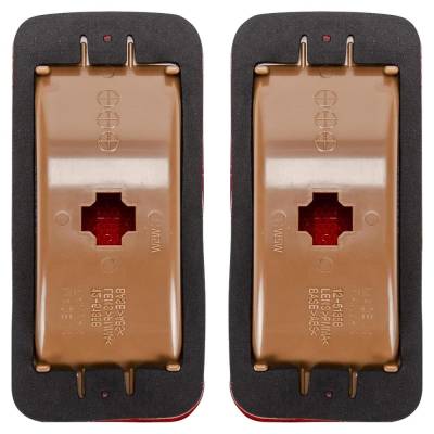 Rareelectrical - Halogen Rear Side Marker Light Assembly Right Left Pair Compatible With 1985-1996 Gmc G1500 G2500 - Image 2