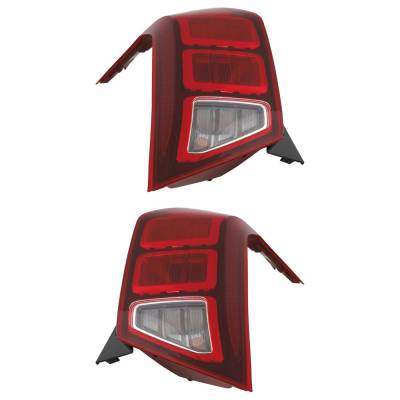 Rareelectrical - Halogen Tail Light Assembly Right Left Pair Outer Compatible With 2020-2025 Hyundai Palisade Sel - Image 2