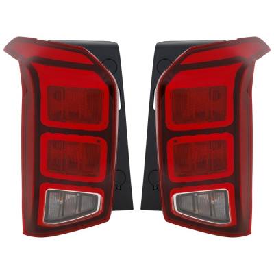 Rareelectrical - Halogen Tail Light Assembly Right Left Pair Outer Compatible With 2020-2025 Hyundai Palisade Sel - Image 3