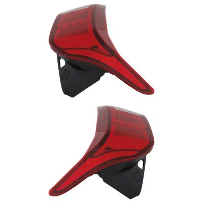 Rareelectrical - Halogen Tail Light Assembly Right Left Pair Outer Compatible With 2020-2025 Hyundai Palisade Sel - Image 4