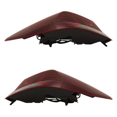 Rareelectrical - Halogen Tail Light Assembly Right Left Pair Outer Compatible With 2019-2020 Hyundai Elantra Value - Image 4
