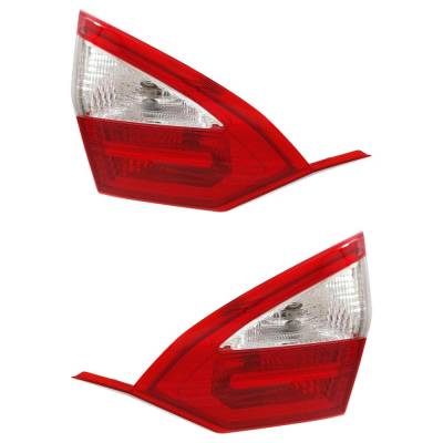 RAREELECTRICAL - Tail Light Assembly Right Left Pair Compatible With 2014-2019 Ford Fiesta Se S Tail Lamp Brake Light - Image 2