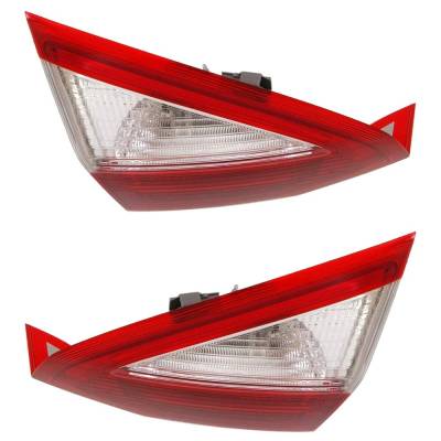 RAREELECTRICAL - Tail Light Assembly Right Left Pair Compatible With 2014-2019 Ford Fiesta Se S Tail Lamp Brake Light - Image 3