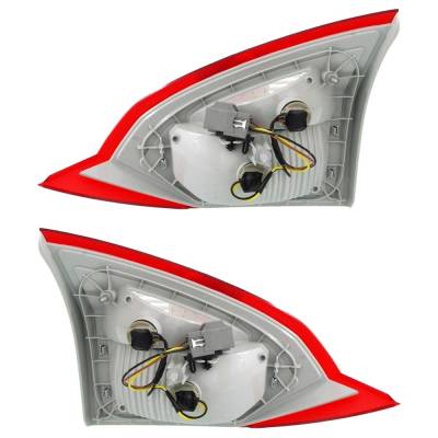 RAREELECTRICAL - Tail Light Assembly Right Left Pair Compatible With 2014-2019 Ford Fiesta Se S Tail Lamp Brake Light - Image 4