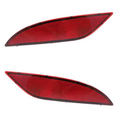 Rareelectrical - Reflector Assembly Right Left Pair Compatible With 2016-2025 Chevrolet Malibu L 1.5L Malibu Hybrid - Image 5