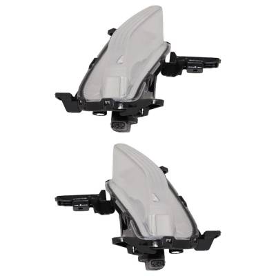 Rareelectrical - Halogen Turn Signal Light Assembly Right Left Pair Compatible With 2019-2021 Kia Forte Lxs Forte - Image 2