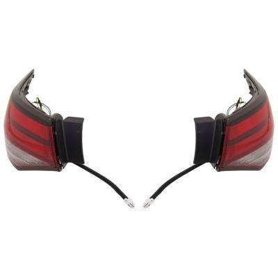 Rareelectrical - Halogen Tail Light Assembly Right Left Pair Outer Compatible With 2020-2025 Nissan Sentra Advance - Image 2