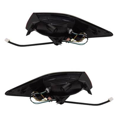 Rareelectrical - Halogen Tail Light Assembly Right Left Pair Outer Compatible With 2020-2025 Nissan Sentra Advance - Image 5