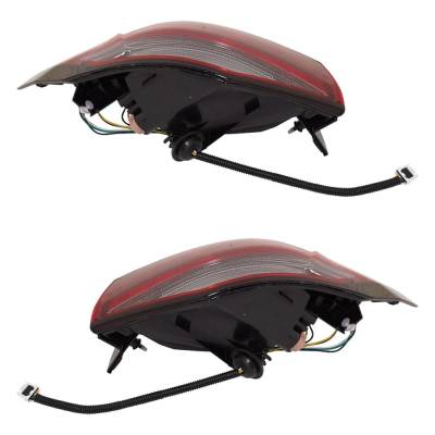 Rareelectrical - Halogen Tail Light Assembly Right Left Pair Outer Compatible With 2020-2025 Nissan Sentra Advance - Image 6
