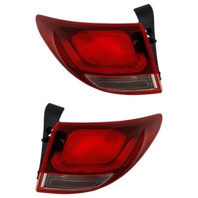 Rareelectrical - Halogen Tail Light Assembly Right Left Pair Outer Compatible With 2017-2019 Hyundai Santa Fe Se - Image 5