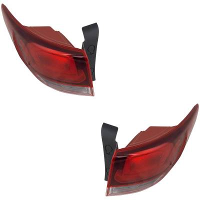 Rareelectrical - Halogen Tail Light Assembly Right Left Pair Outer Compatible With 2017-2019 Hyundai Santa Fe Se - Image 7