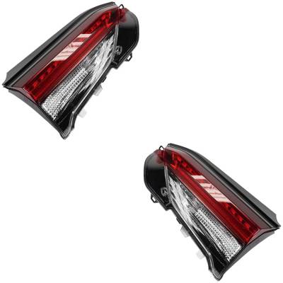 Rareelectrical - Led Tail Light Assembly Right Left Pair Inner Compatible With 2019-2025 Toyota Rav4 Trail Hybrid Le - Image 2