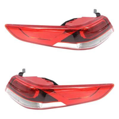 Rareelectrical - Halogen Tail Light Assembly Right Left Pair Outer Compatible With 2016-2020 Kia Optima Lx 1.6T 1.6L - Image 4