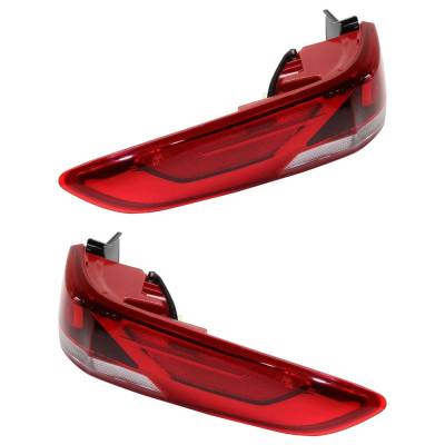 Rareelectrical - Halogen Tail Light Assembly Right Left Pair Outer Compatible With 2016-2020 Kia Optima Lx 1.6T 1.6L - Image 6