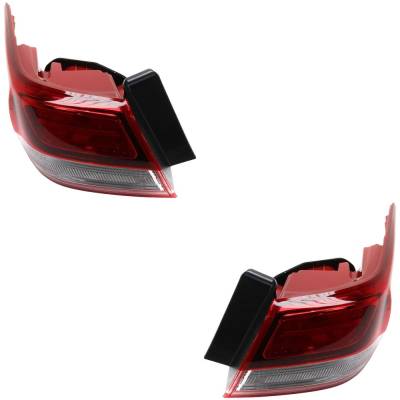 Rareelectrical - Halogen Tail Light Assembly Right Left Pair Outer Compatible With 2016-2020 Kia Optima Lx 1.6T 1.6L - Image 7