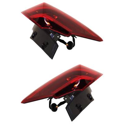 Rareelectrical - Led Tail Light Assembly Right Left Pair Outer Compatible With 2018-2020 Nissan Rogue Sl 2.5L Sv - Image 4