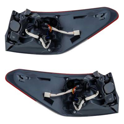 Rareelectrical - Led Tail Light Assembly Right Left Pair Outer Compatible With 2019 Toyota Highlander Limited 3.5L - Image 5