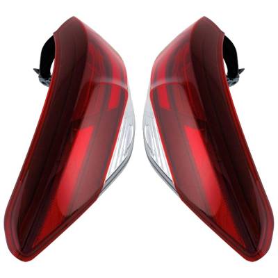 Rareelectrical - Led Tail Light Assembly Right Left Pair Outer Compatible With 2019 Toyota Highlander Limited 3.5L - Image 7