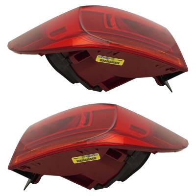 Rareelectrical - Halogen Tail Light Assembly Right Left Pair Outer Compatible With 2012-2018 Volkswagen Tiguan R-Line - Image 6